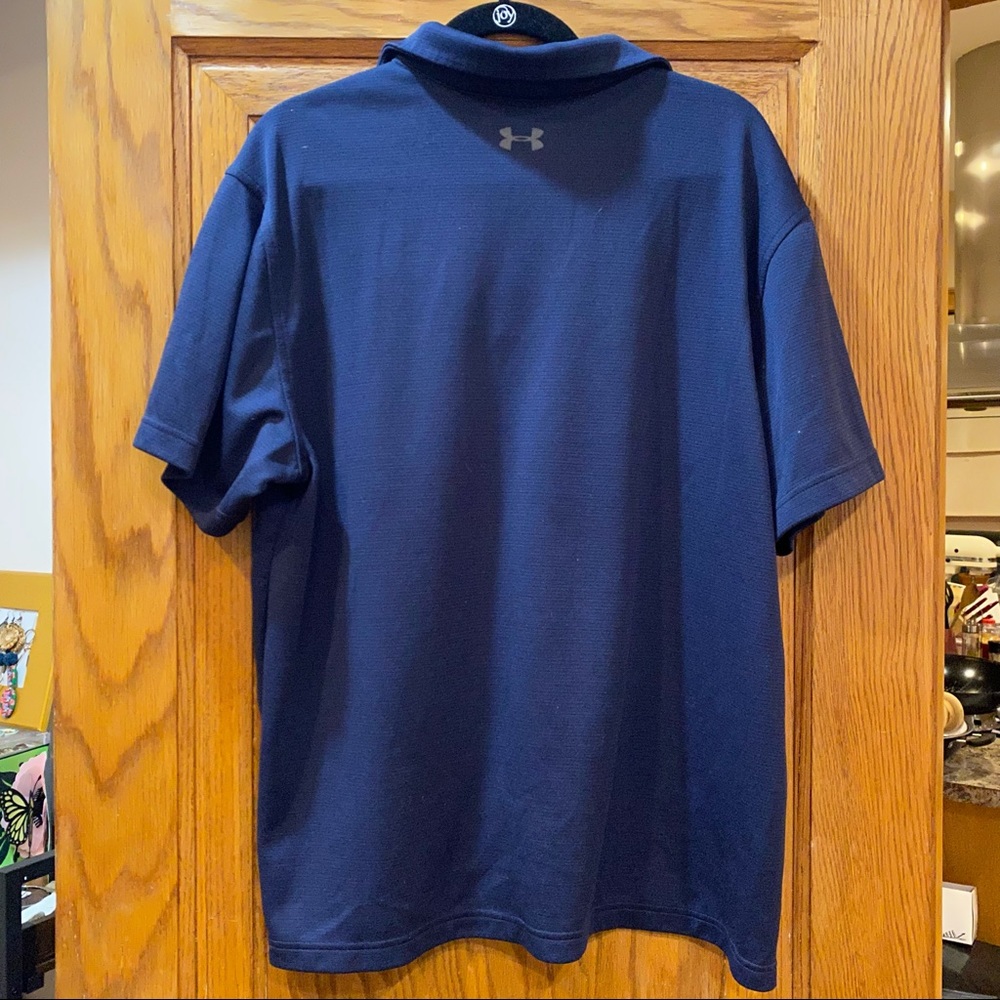Navy Under Armour Polo - Picture 3 of 7